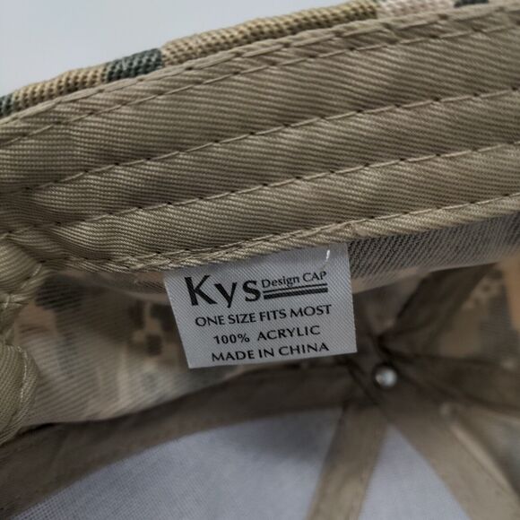 All Faster Than Dialing 911 USA Flag Strapback Hat Camouflage OSFM Patriotic - Picture 8 of 8